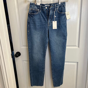 Women's Good American Jeans, Blue, Size 6/28 classic